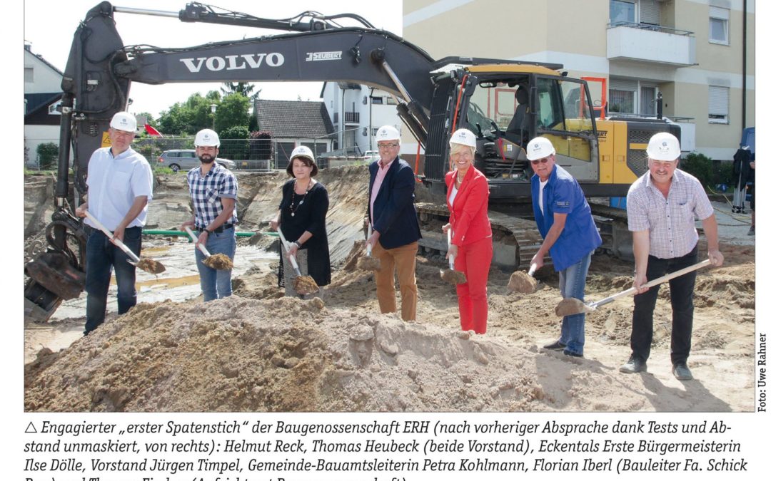 Spatenstich Eckental – Baugenossenschaft ERH
